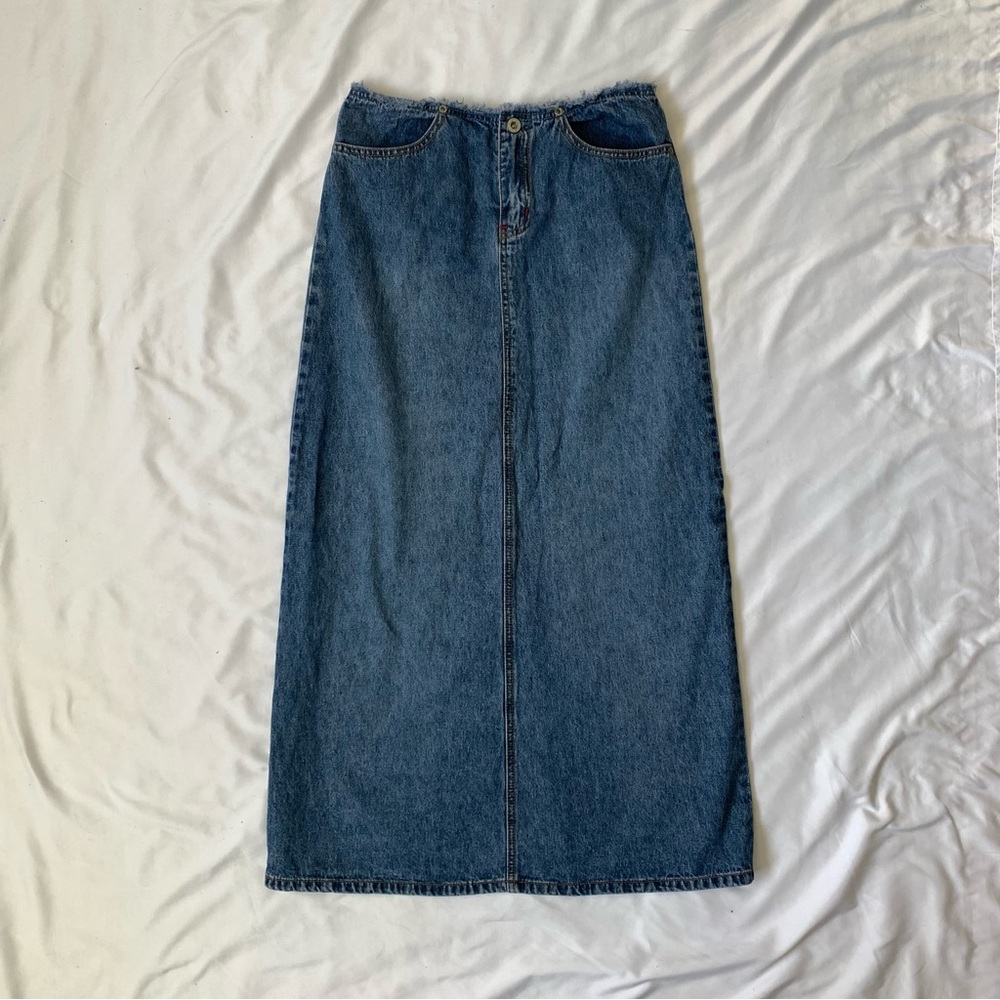 Vintage Bluenotes Denim Maxi Skirt